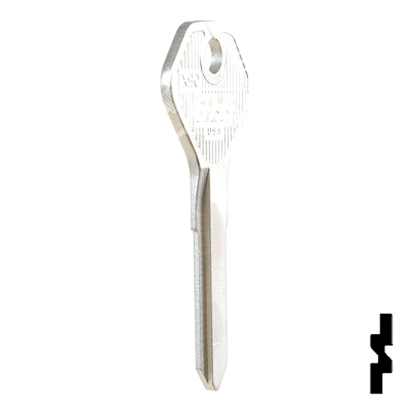 Uncut Key Blank | Kawasaki | X90 Power Sport Key Ilco