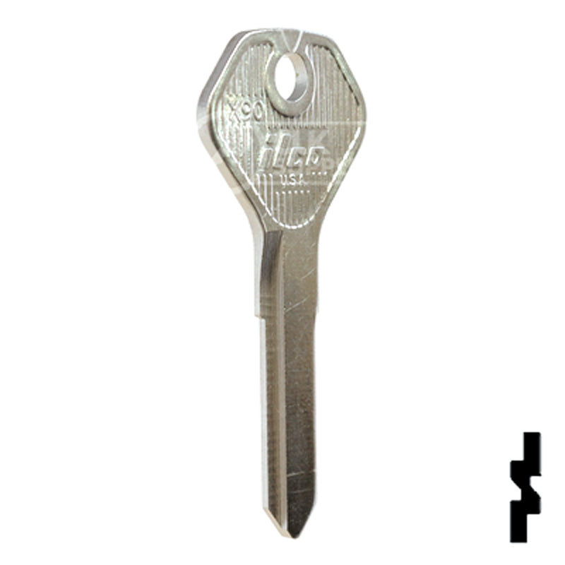 Uncut Key Blank | Kawasaki | X90 Power Sport Key Ilco