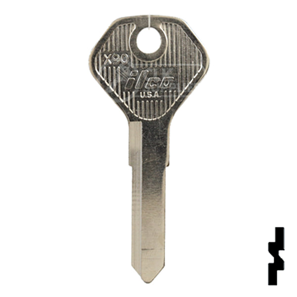 Uncut Key Blank | Kawasaki | X90 — CLK Supplies