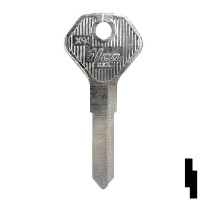 Uncut Key Blank | Kawasaki | X91 Power Sport Key Ilco