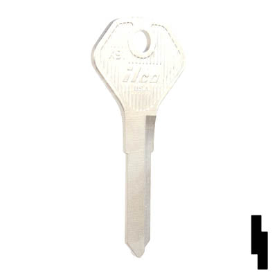 Uncut Key Blank | Kawasaki | X91 Power Sport Key Ilco