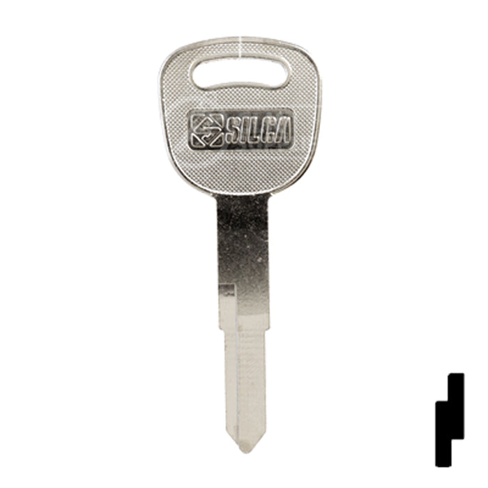 Uncut  Key Blank | Kymco | KYM2R Power Sport Key Ilco