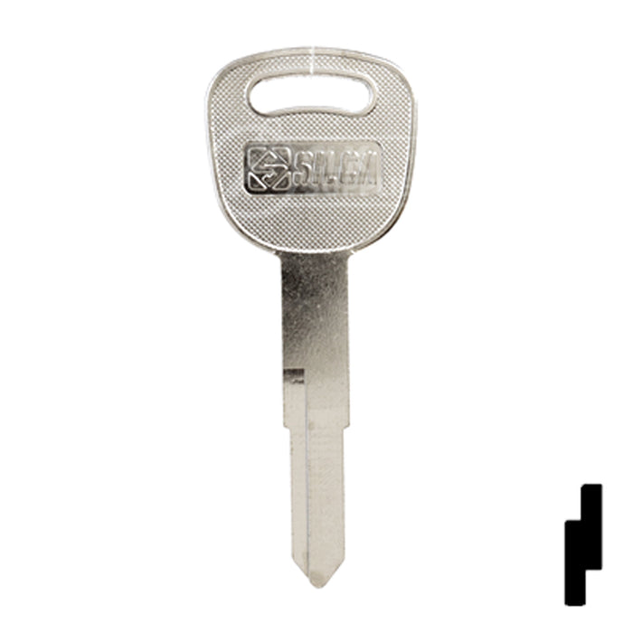 Uncut  Key Blank | Kymco | KYM2R Power Sport Key Ilco