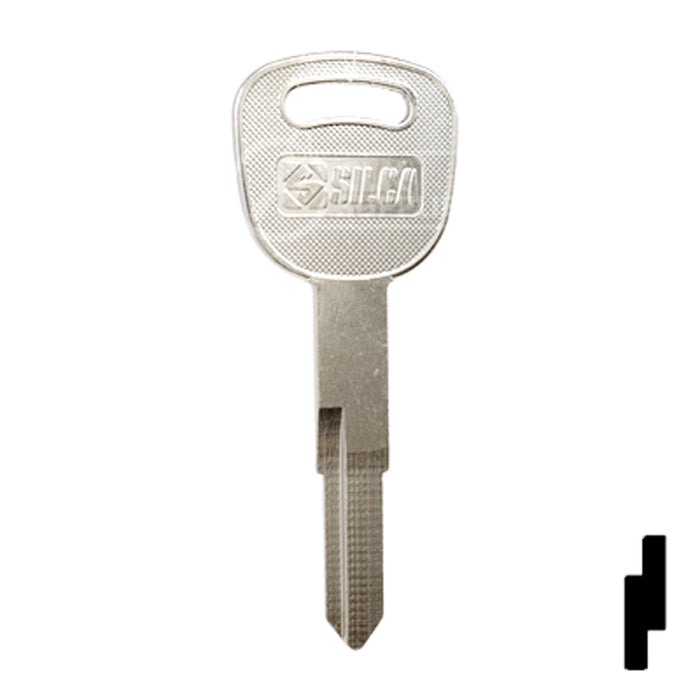 Uncut  Key Blank | Kymco | KYM2R Power Sport Key Ilco