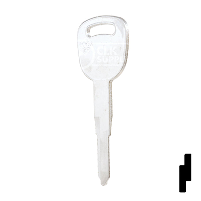 Uncut  Key Blank | Kymco | KYM2R Power Sport Key Ilco