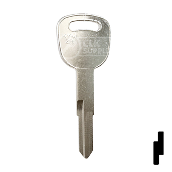 Uncut  Key Blank | Kymco | KYM2R Power Sport Key Ilco