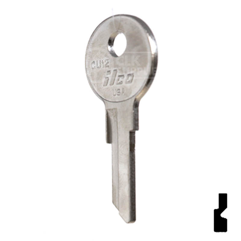 Uncut Key Blank | Mercury Clum Boat | CU12 Power Sport Key Ilco