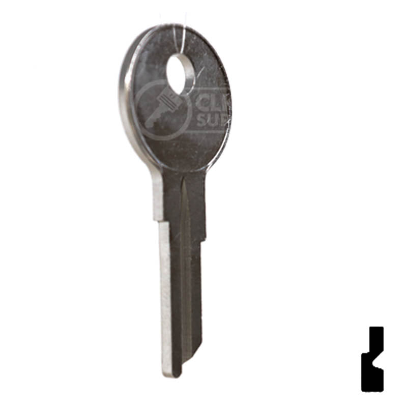 Uncut Key Blank | Mercury Clum Boat | CU12 Power Sport Key Ilco