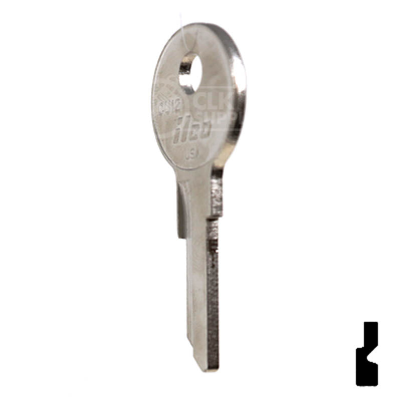 Uncut Key Blank | Mercury Clum Boat | CU12 Power Sport Key Ilco
