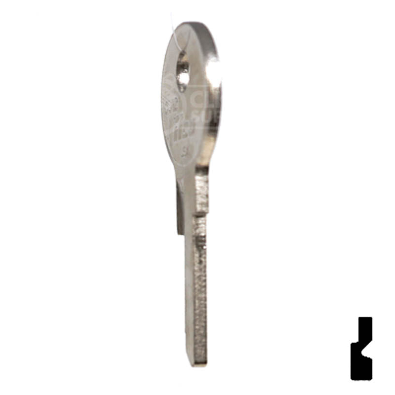 Uncut Key Blank | Mercury Clum Boat | CU12 Power Sport Key Ilco