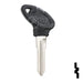 Uncut Key Blank | Piaggio Scooter | PGO-2P Power Sport Key JMA USA