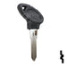 Uncut Key Blank | Piaggio Scooter | PGO-2P Power Sport Key JMA USA