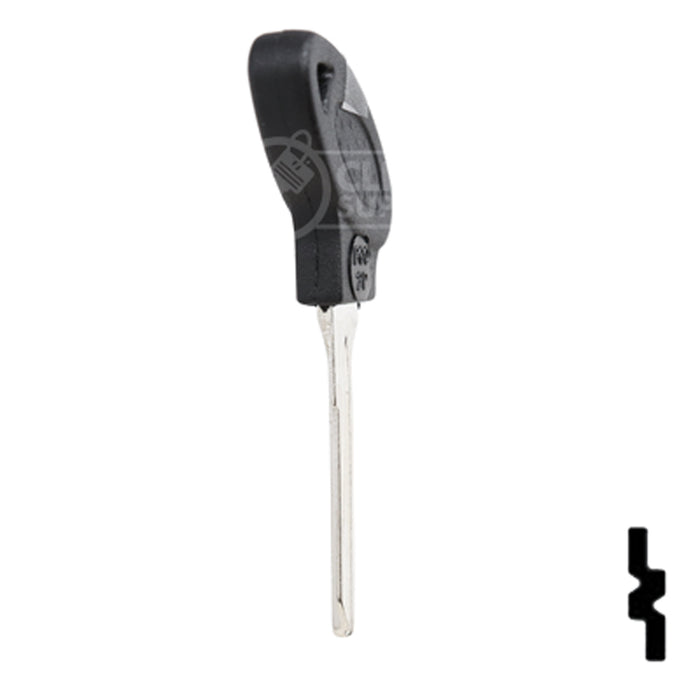 Uncut Key Blank | Piaggio Scooter | PGO-2P Power Sport Key JMA USA