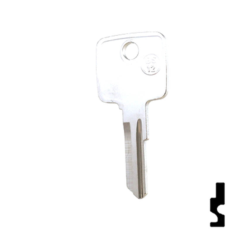 Uncut Key Blank | Strattec | 1595, 322710 Power Sport Key JMA USA