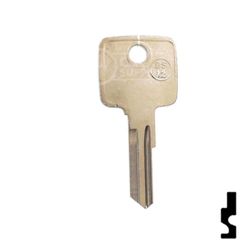 Uncut Key Blank | Strattec | 1595, 322710 Power Sport Key JMA USA