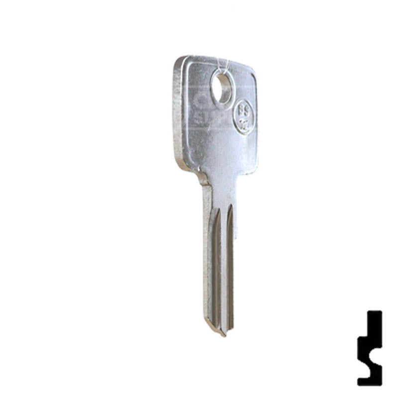 Uncut Key Blank | Strattec | 1595, 322710 Power Sport Key JMA USA