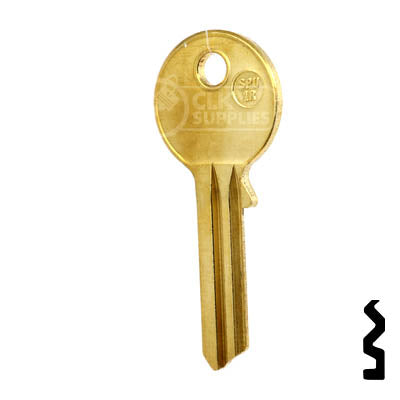 Uncut Key Blank | Super | SPU1R Power Sport Key Ilco