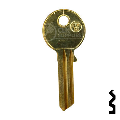 Uncut Key Blank | Super | SPU1R Power Sport Key Ilco