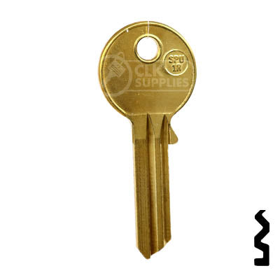 Uncut Key Blank | Super | SPU1R Power Sport Key Ilco