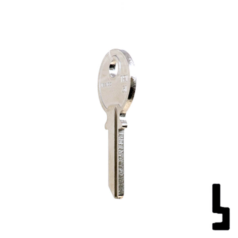 Uncut Key Blank | Tri-Circle | TRI-3I Power Sport Key JMA USA