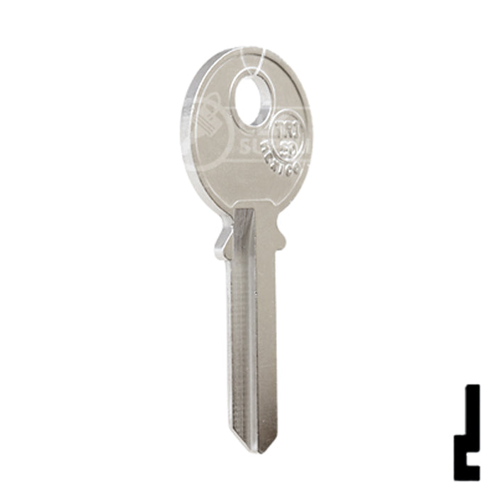 Uncut Key Blank | Tri-Circle | TRI-5D Power Sport Key JMA USA