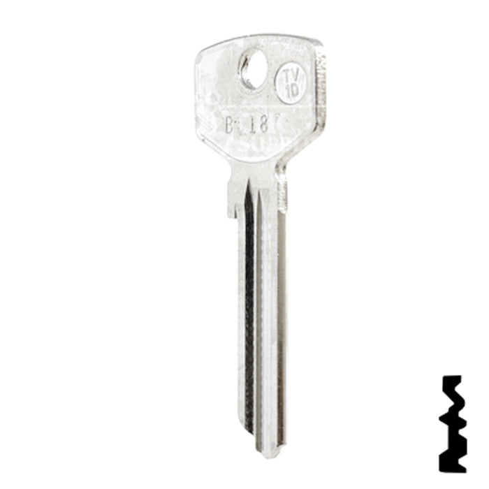 Uncut Key Blank | Trio Ving | BD187 Power Sport Key Framon Manufacturing Company, Inc