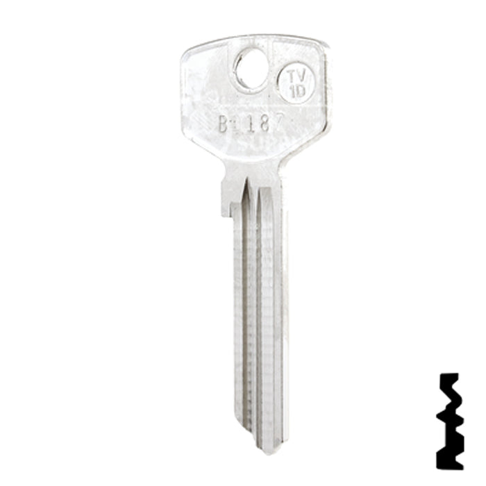 Uncut Key Blank | Trio Ving | BD187 Power Sport Key Framon Manufacturing Company, Inc