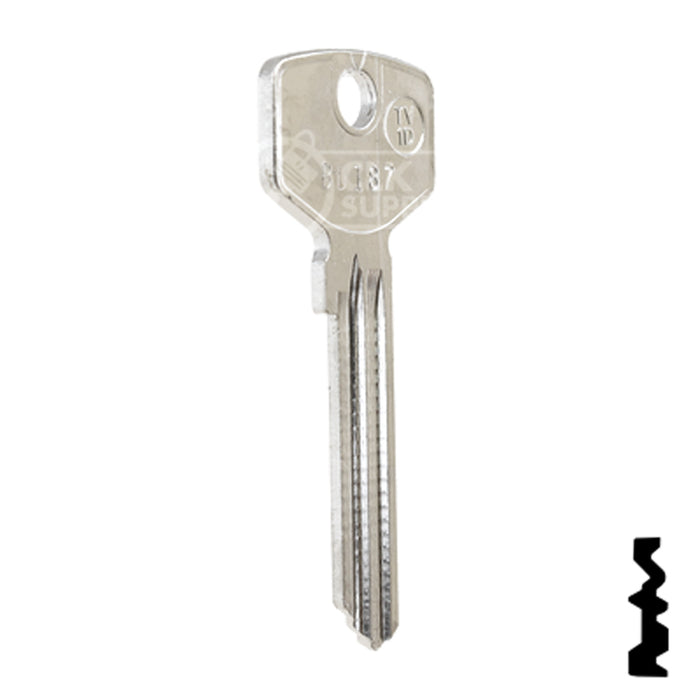 Uncut Key Blank | Trio Ving | BD187 Power Sport Key Framon Manufacturing Company, Inc