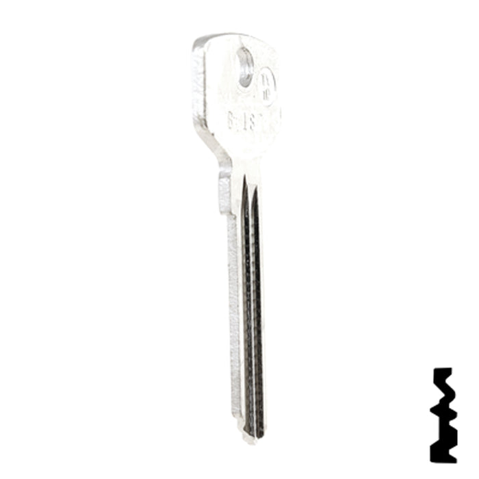 Uncut Key Blank | Trio Ving | BD187 Power Sport Key Framon Manufacturing Company, Inc