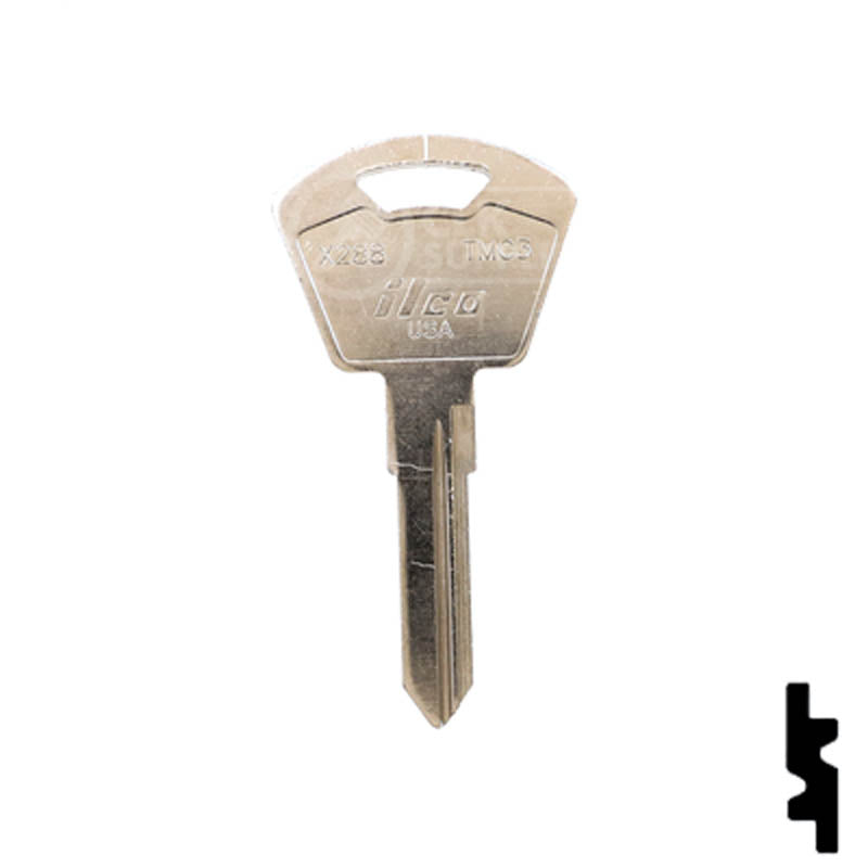 Uncut Key Blank | Triumph Motorcycle | X288, TMC3 Power Sport Key Ilco