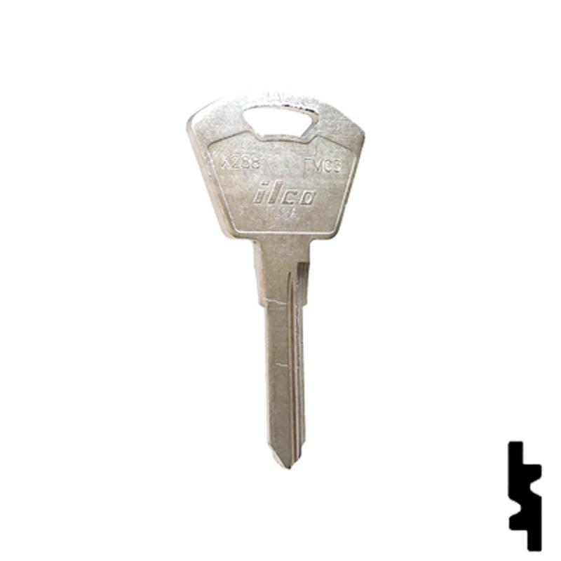 Uncut Key Blank | Triumph Motorcycle | X288, TMC3 Power Sport Key Ilco