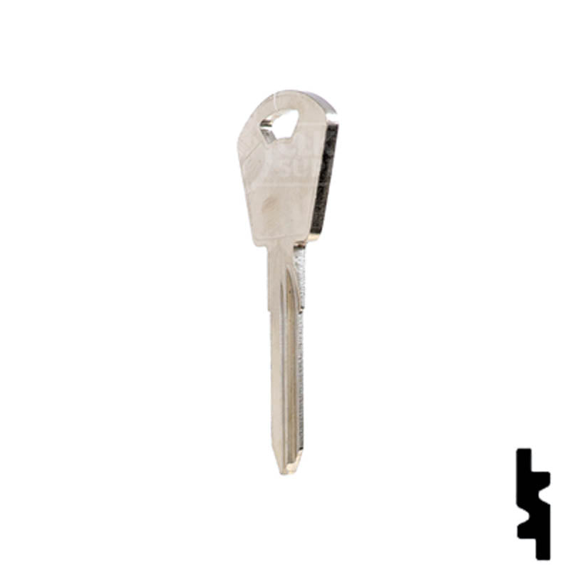 Uncut Key Blank | Triumph Motorcycle | X288, TMC3 Power Sport Key Ilco