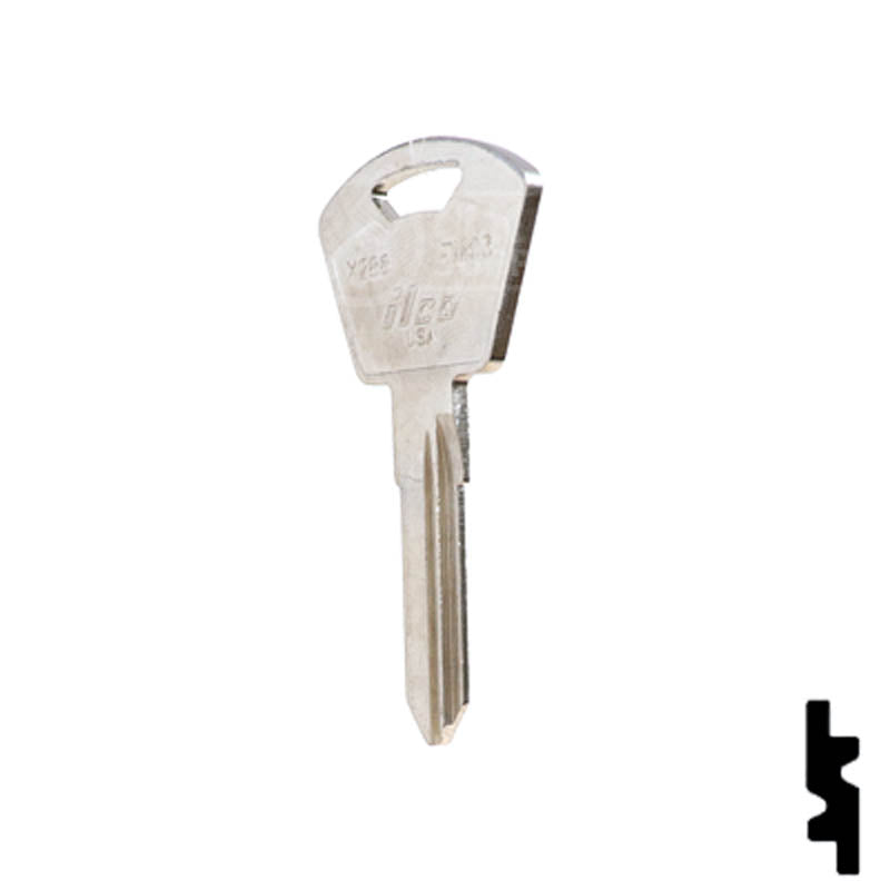 Uncut Key Blank | Triumph Motorcycle | X288, TMC3 Power Sport Key Ilco