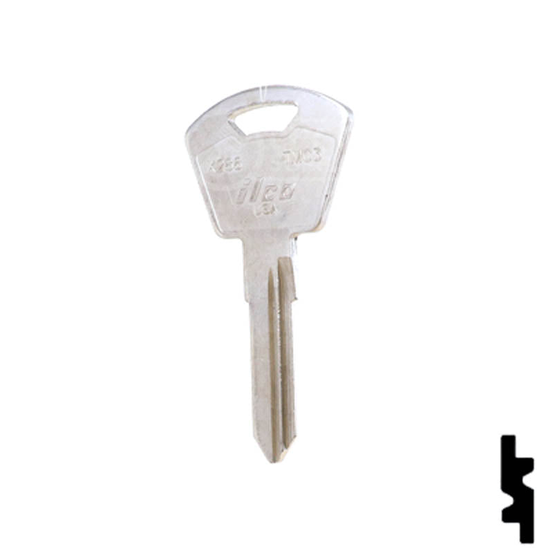 Uncut Key Blank | Triumph Motorcycle | X288, TMC3 Power Sport Key Ilco