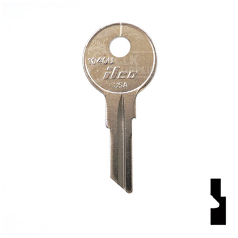 Uncut Key Blank | Watercraft / Boat | 1040U Power Sport Key Ilco