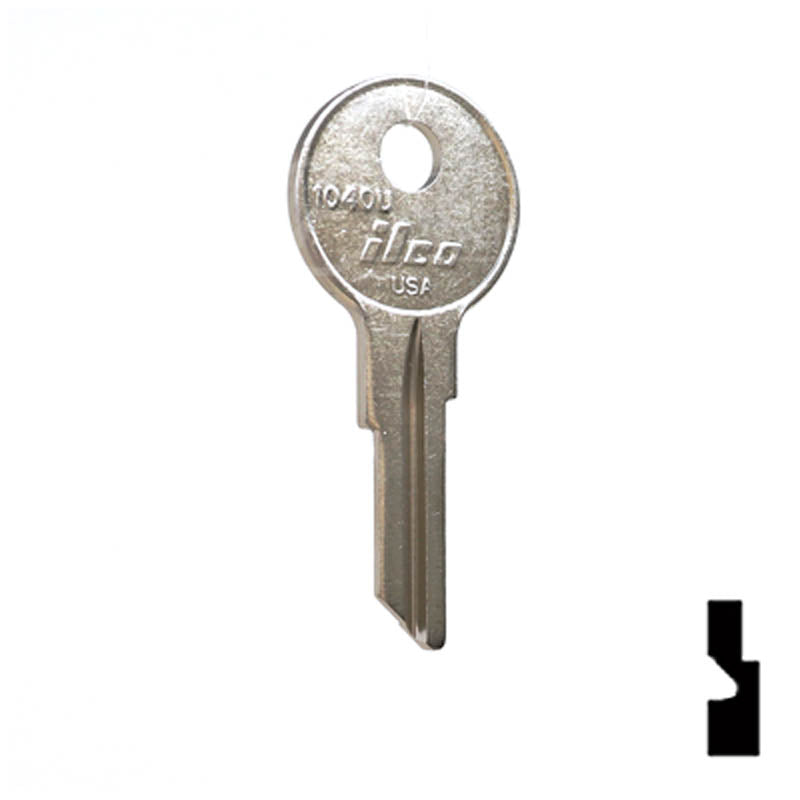Uncut Key Blank | Watercraft / Boat | 1040U Power Sport Key Ilco