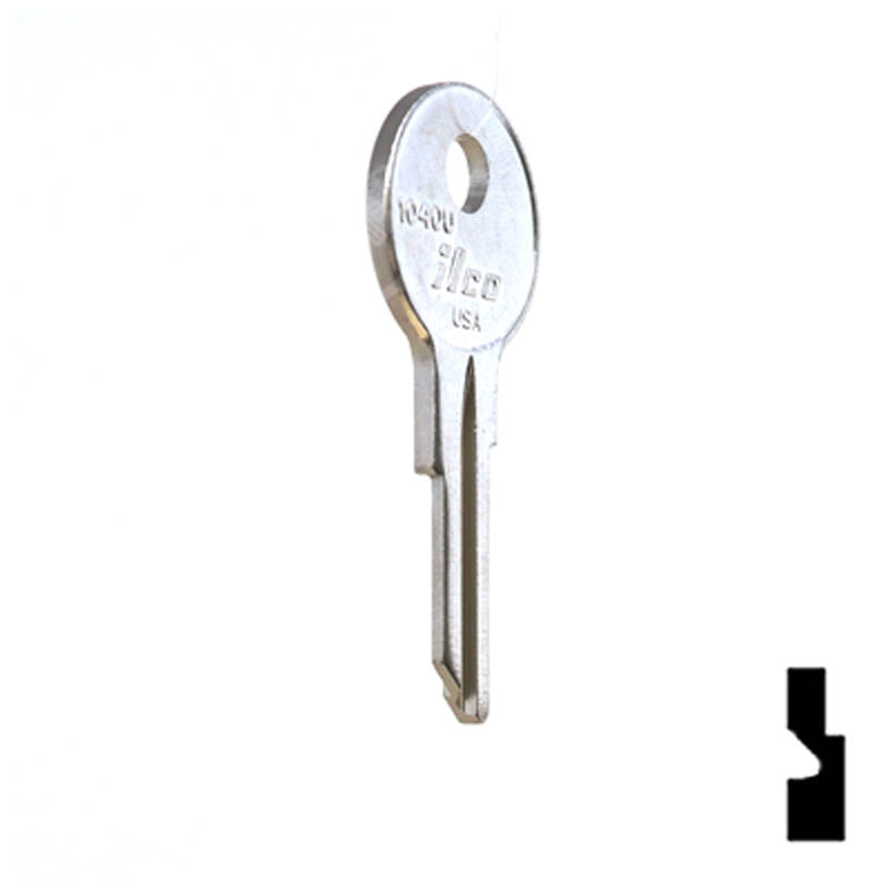 Uncut Key Blank | Watercraft / Boat | 1040U Power Sport Key Ilco