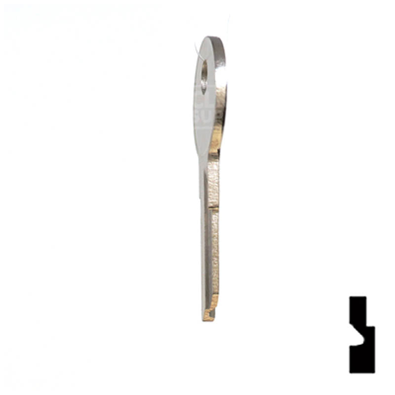 Uncut Key Blank | Watercraft / Boat | 1040U Power Sport Key Ilco
