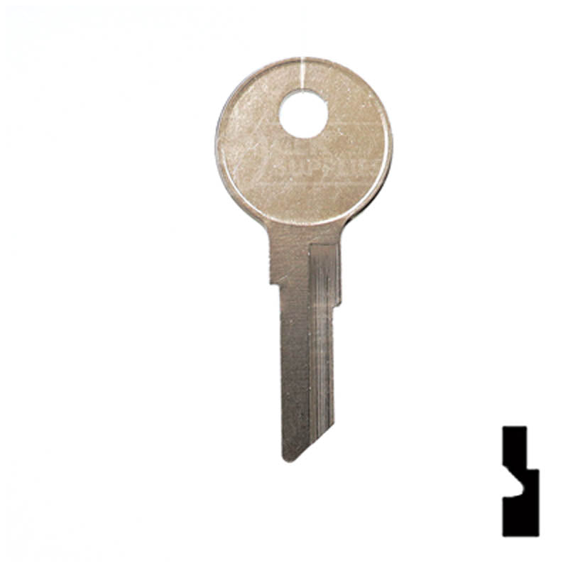 Uncut Key Blank | Watercraft / Boat | 1040U Power Sport Key Ilco