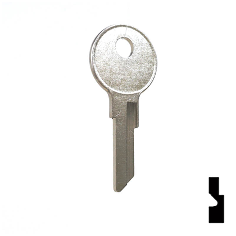 Uncut Key Blank | Watercraft / Boat | 1040U Power Sport Key Ilco