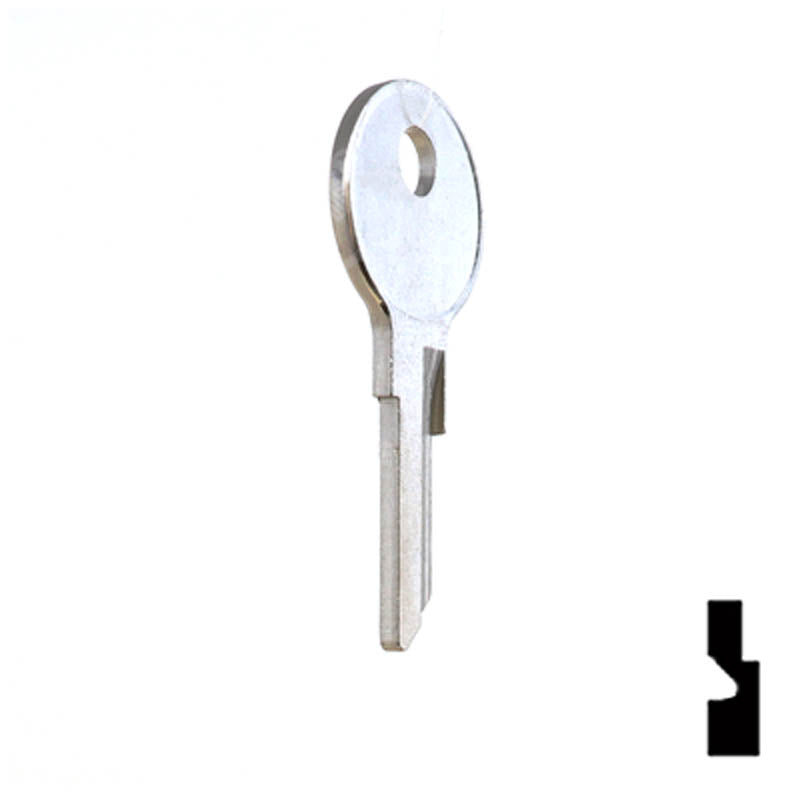 Uncut Key Blank | Watercraft / Boat | 1040U Power Sport Key Ilco