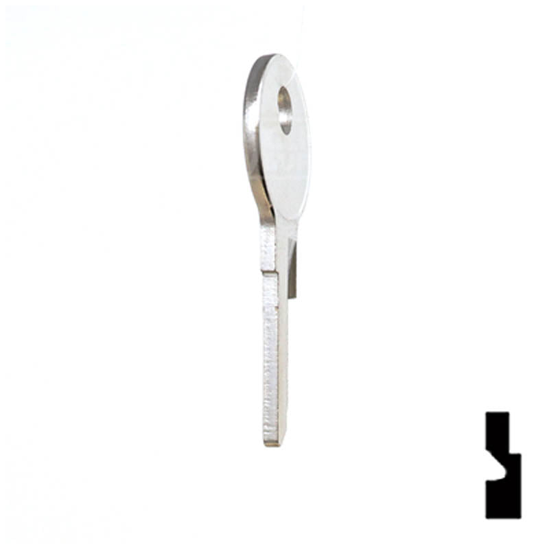 Uncut Key Blank | Watercraft / Boat | 1040U Power Sport Key Ilco