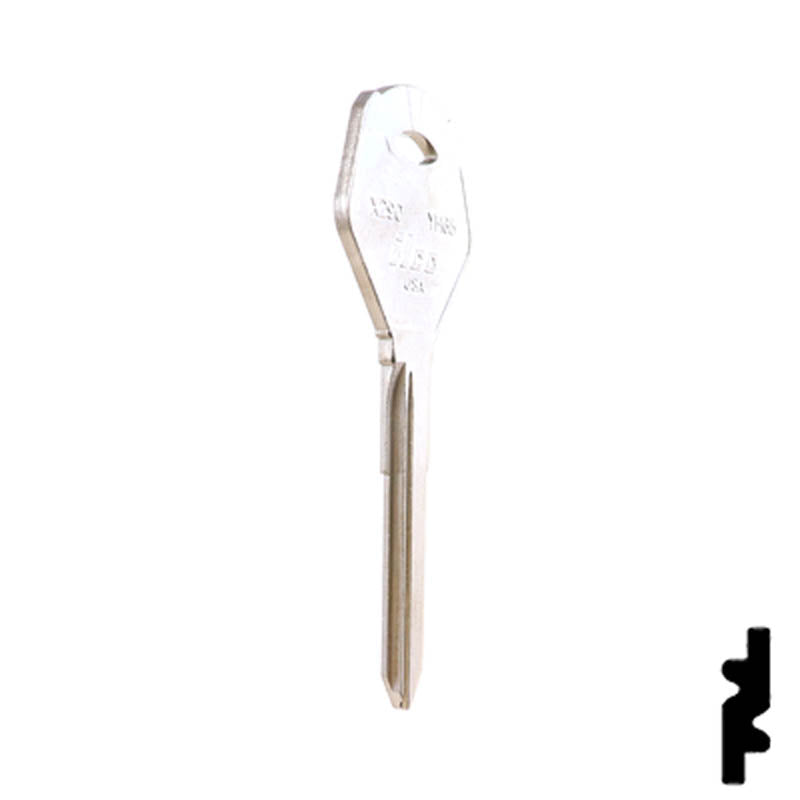Uncut Key Blank | Yamaha Motorcycle | X290, YH65 Power Sport Key Ilco