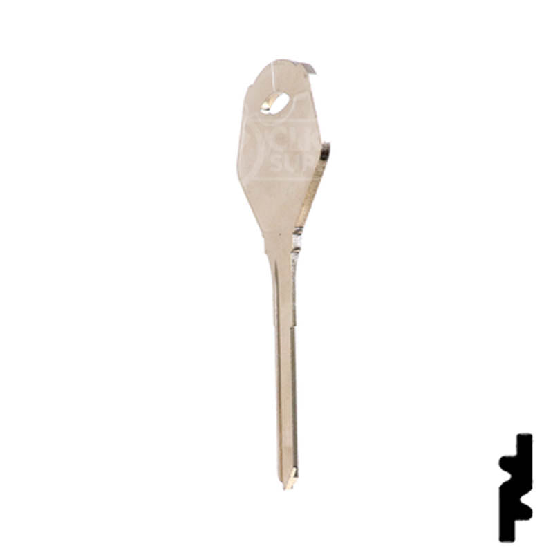 Uncut Key Blank | Yamaha Motorcycle | X290, YH65 Power Sport Key Ilco