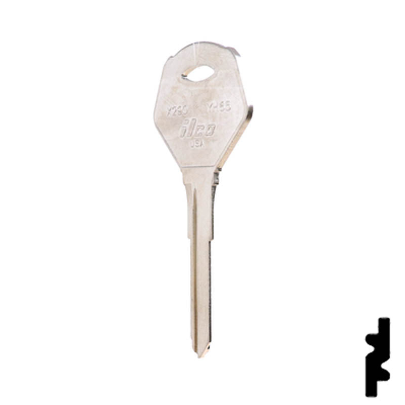 Uncut Key Blank | Yamaha Motorcycle | X290, YH65 Power Sport Key Ilco