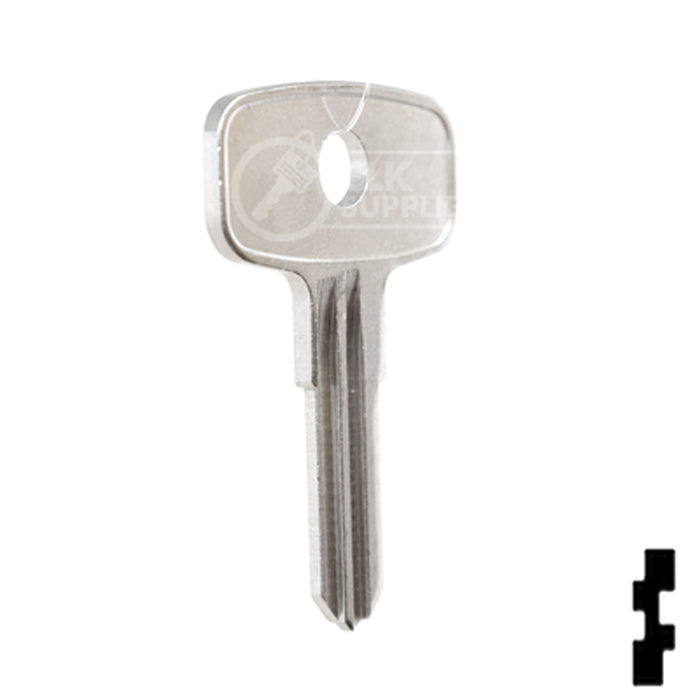 Uncut Key Blank | Yamaha | X68, YH27 Power Sport Key Ilco