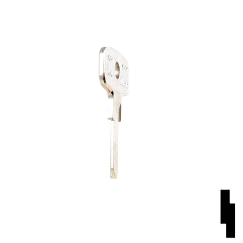 Uncut Key Blank | Yamaha| YH19 Power Sport Key Ilco
