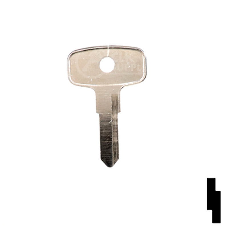 Uncut Key Blank | Yamaha| YH19 Power Sport Key Ilco