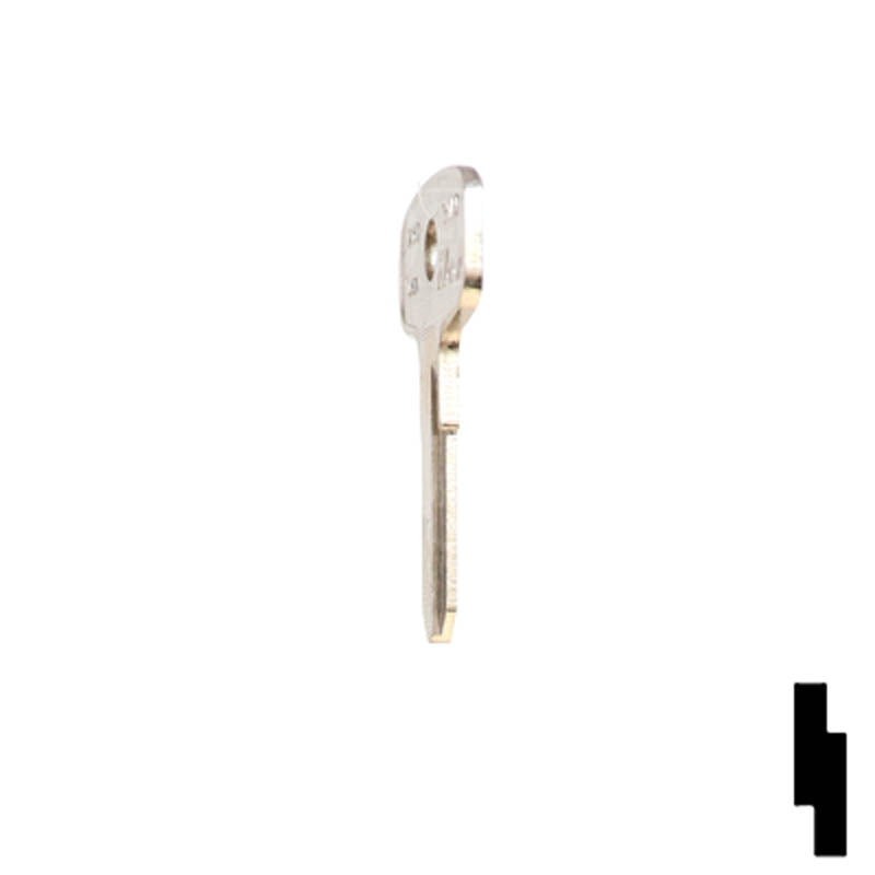 Uncut Key Blank | Yamaha| YH19 Power Sport Key Ilco