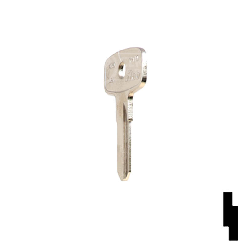 Uncut Key Blank | Yamaha| YH19 Power Sport Key Ilco